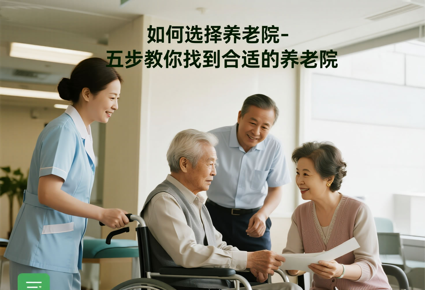 如何挑选称心如意的养老院?资深顾问教你“五步安心法”!